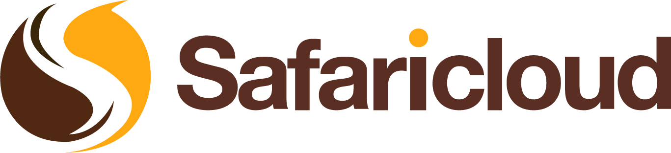 logo en couleurs originales de la société safaricloud, hébergeur web en côte d'ivoire